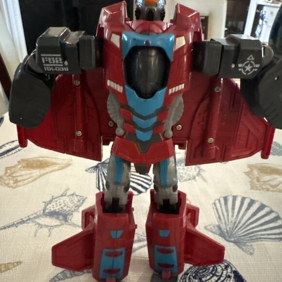 VINTAGE HAP-P-KID TRANSFORMER JET FIGHTER ROBOT - Picture 8 of 8